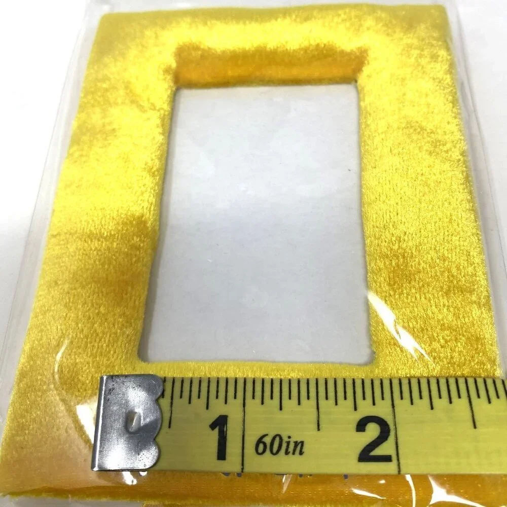 Build-A-Bear Workshop Velour Yellow Picture Frame 4.75